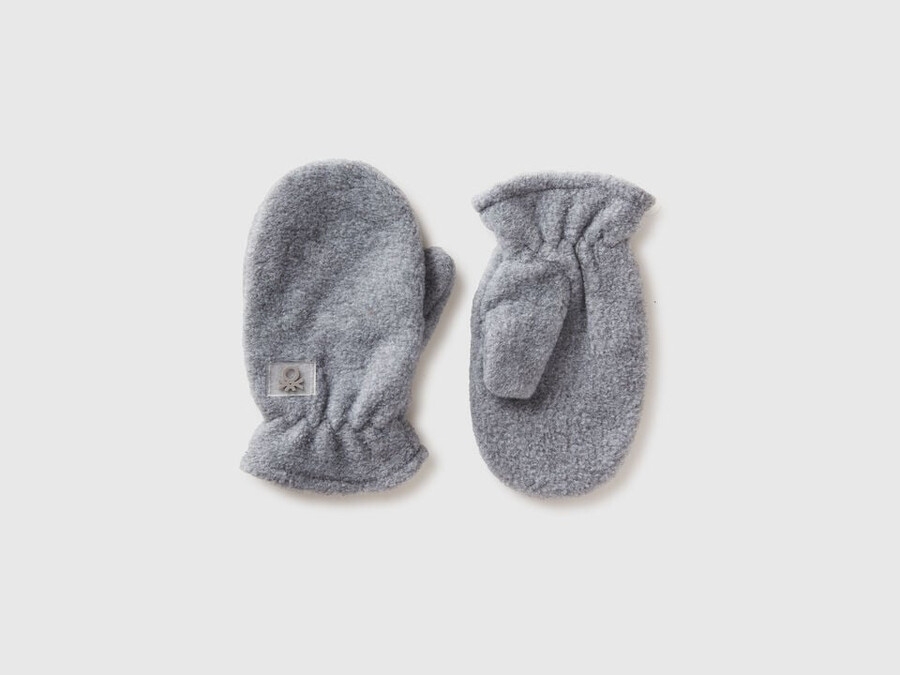 fäustlinge aus gefüttertem fleece