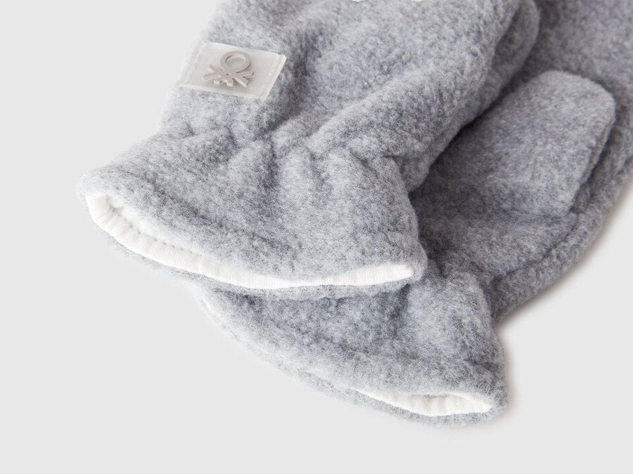 fäustlinge aus gefüttertem fleece