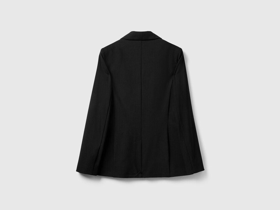 blazer aus stretch-viskose-mischgewebe