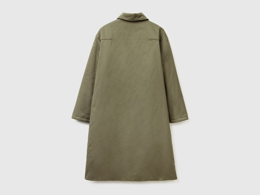 lange jacke mit leichter wattierung