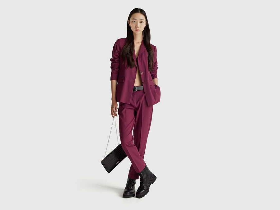 schmal geschnittener blazer