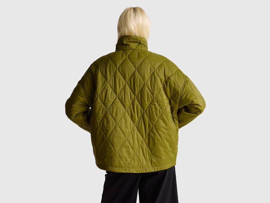 gesteppte nylonjacke