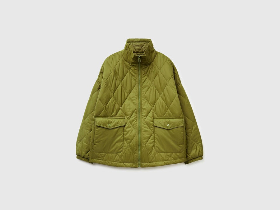 gesteppte nylonjacke