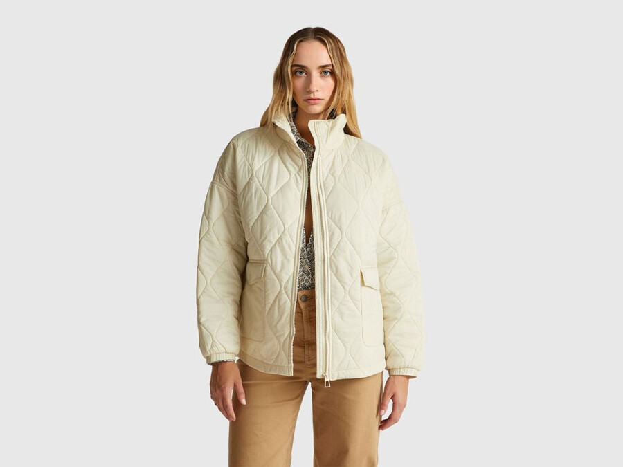 gesteppte nylonjacke