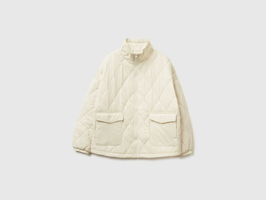 gesteppte nylonjacke