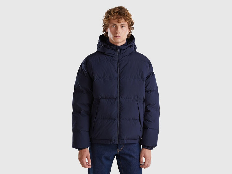jacke mit daunenfüllung aus recycelten daunen