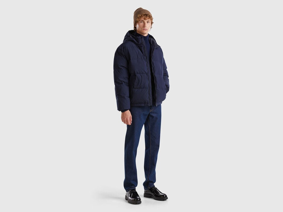 jacke mit daunenfüllung aus recycelten daunen