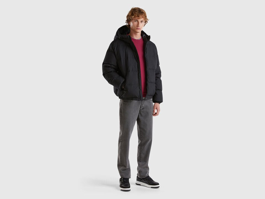 jacke mit daunenfüllung aus recycelten daunen