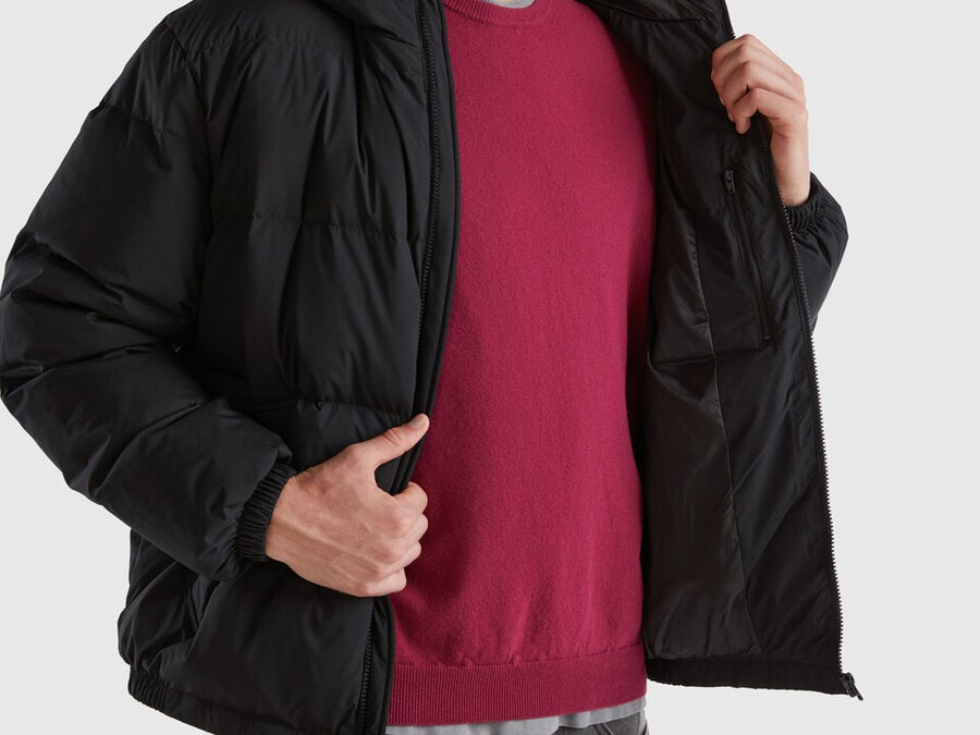 jacke mit daunenfüllung aus recycelten daunen