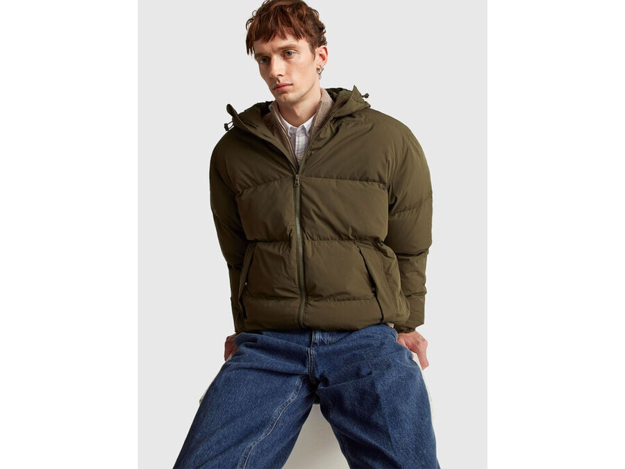 jacke mit daunenfüllung aus recycelten daunen