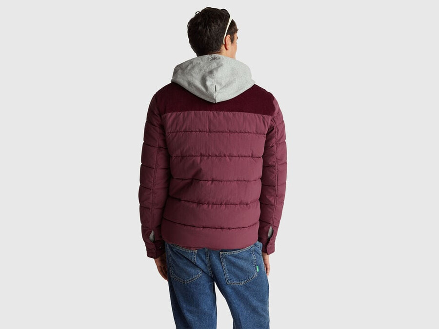 cord- und nylonjacke