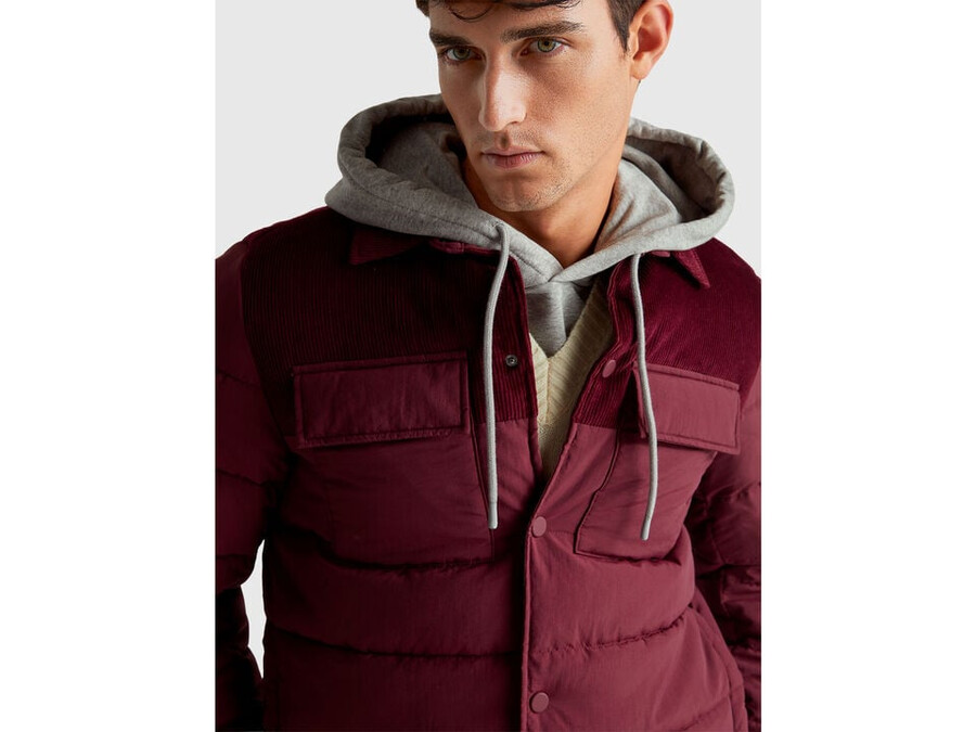cord- und nylonjacke