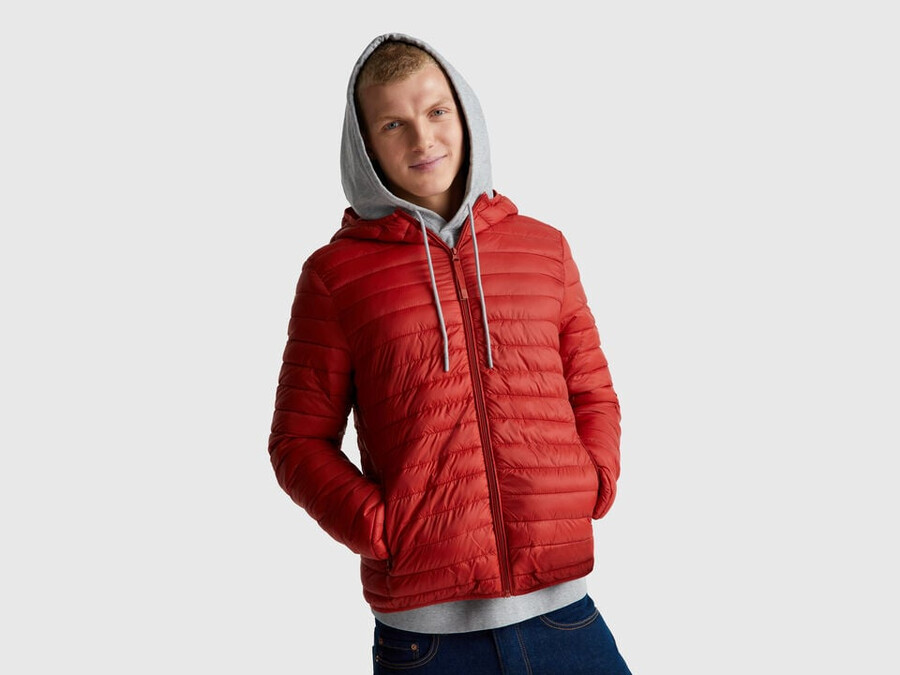 steppjacke in normaler passform