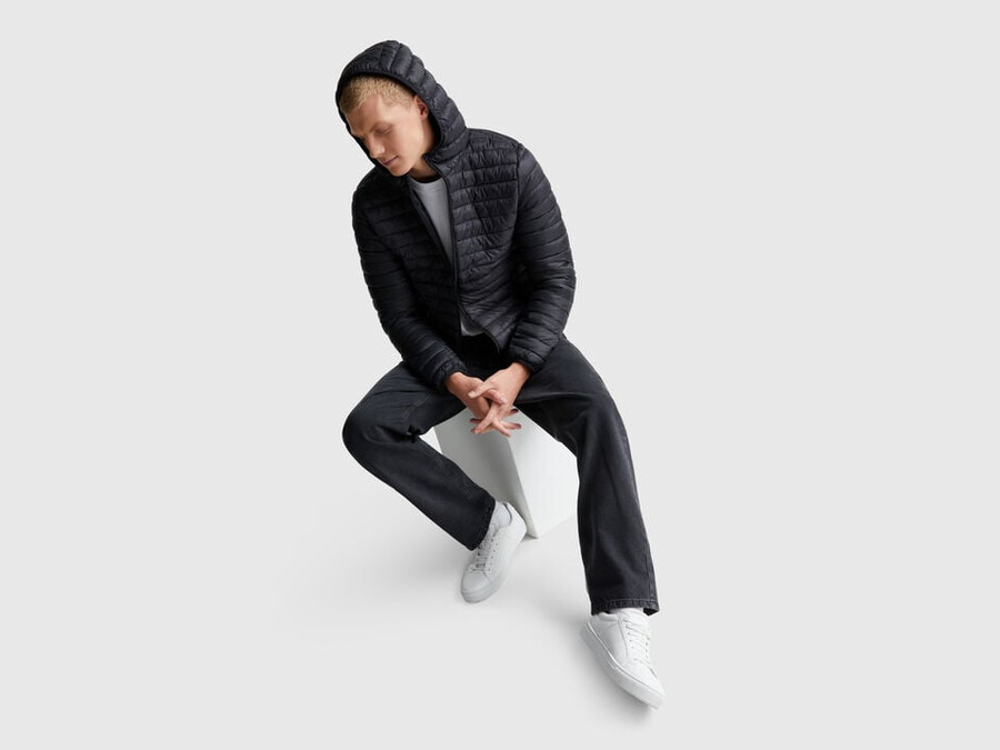 steppjacke in normaler passform