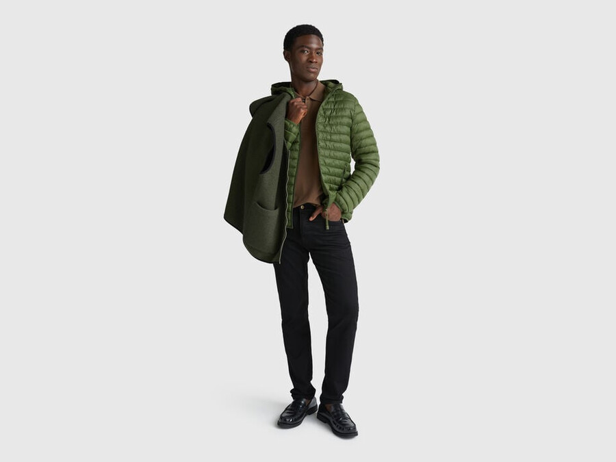 steppjacke in normaler passform