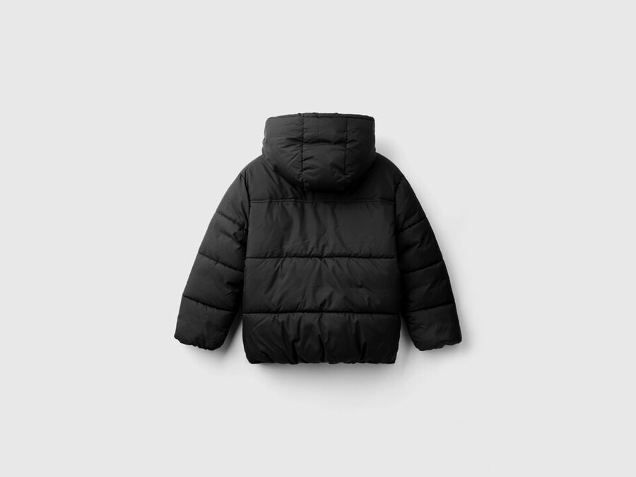 wattierte jacke mit teddyfutter