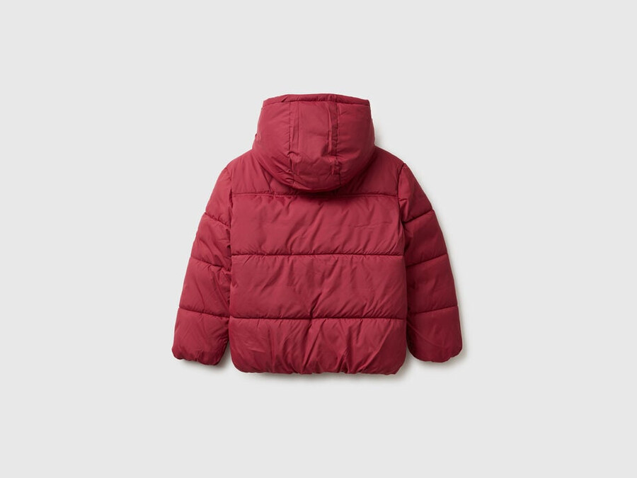 wattierte jacke mit teddyfutter