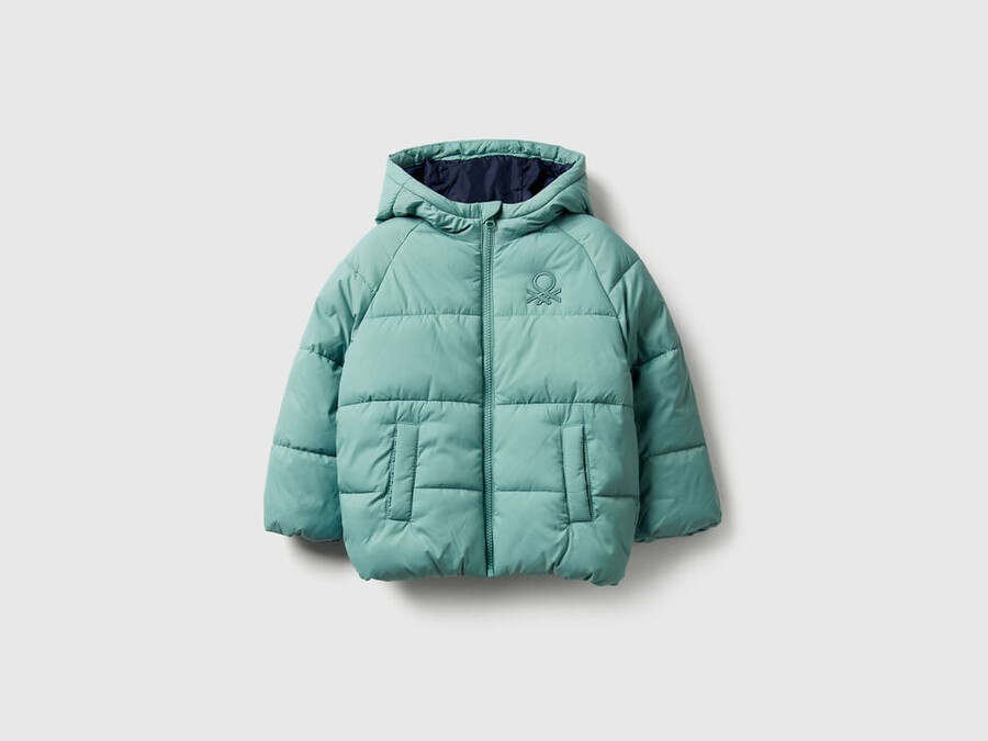 wattierte „rain defender-jacke