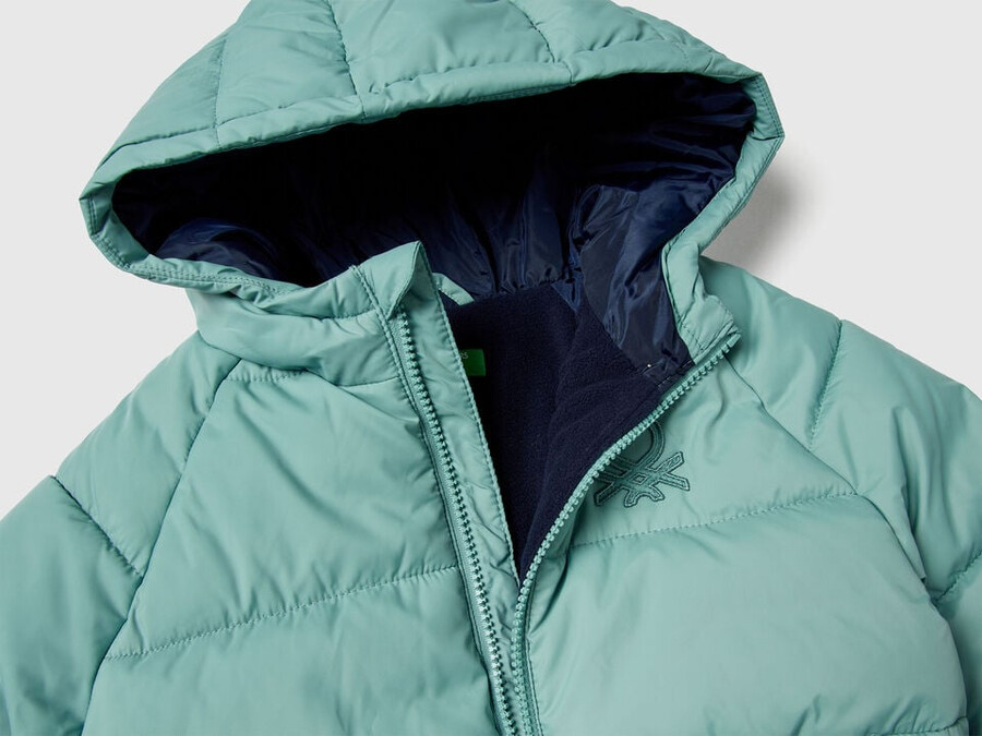 wattierte „rain defender-jacke