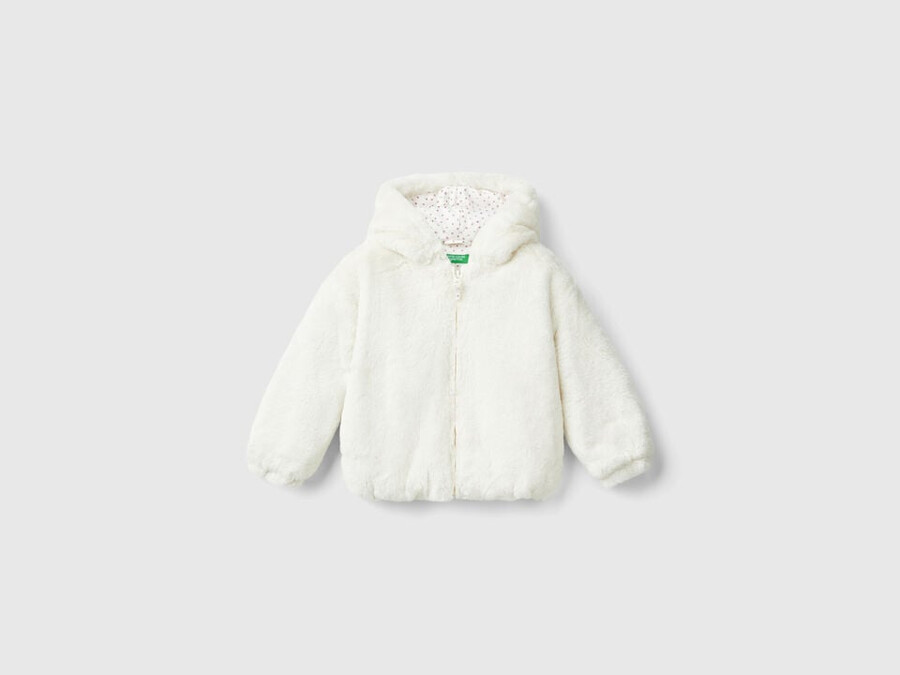 jacke aus kunstpelz