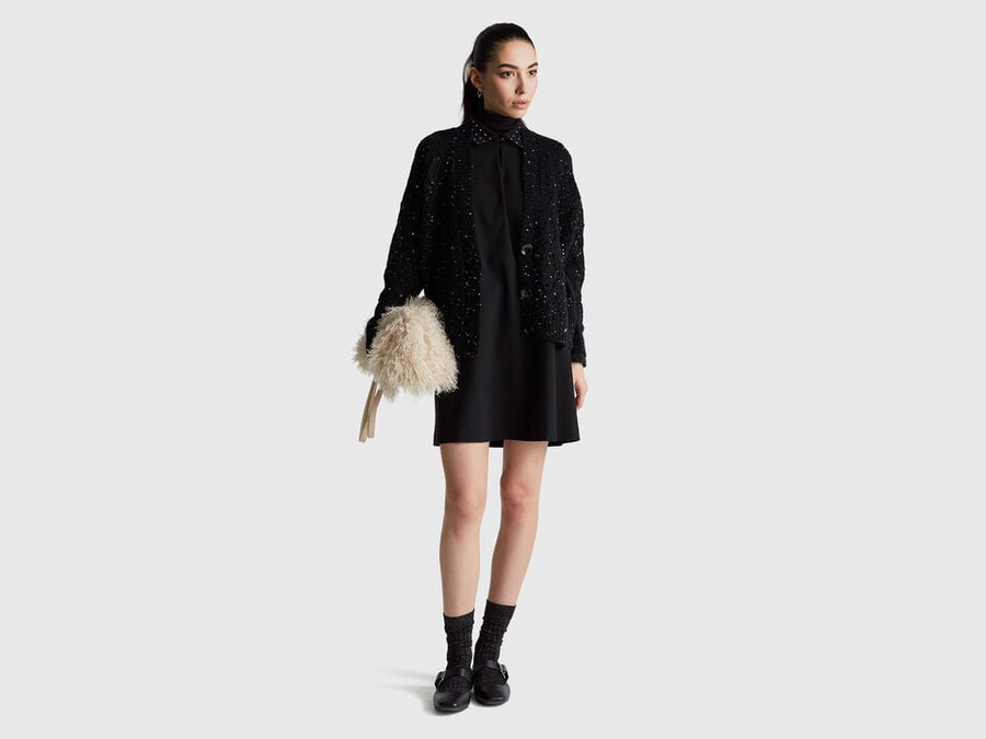 kurzes kleid mit nieten