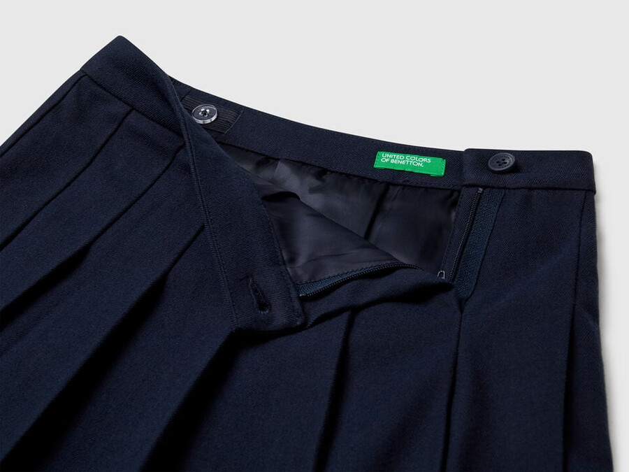 faltenrock aus flanell