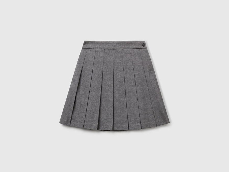 faltenrock aus flanell