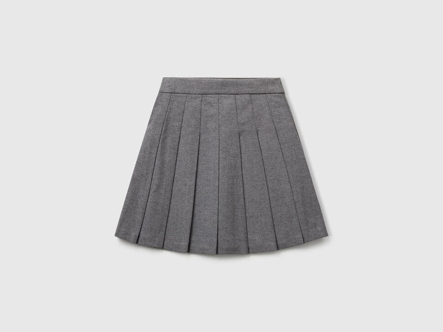 faltenrock aus flanell